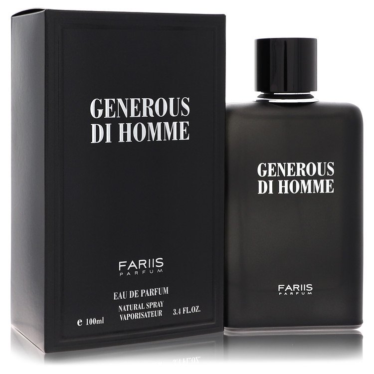 Fariis Generous Di Homme by Fariis Parfum Eau De Parfum Spray 3.4 oz Fariis Generous Di Homme by Fariis Parfum Eau De Parfum Spray 3.4 oz